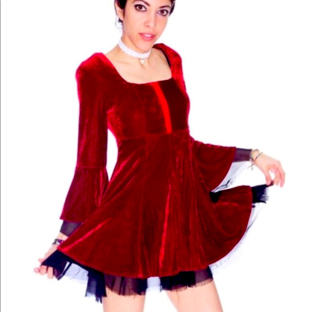 UNIF Poison Ivy Dress in Red